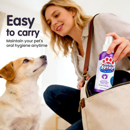 Kaevox® Advanced Pet Oral Spray | Fresh Breath, Plaque Biofilm & Gum Care — No Brushing