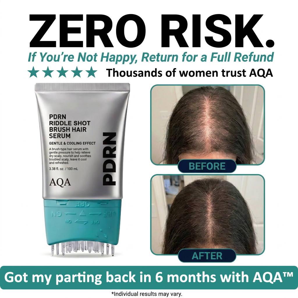 AQA®  PDRN Riddle Shot Hair Brush Serum