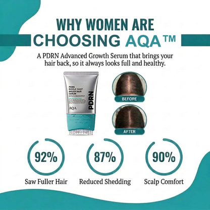 AQA®  PDRN Riddle Shot Hair Brush Serum